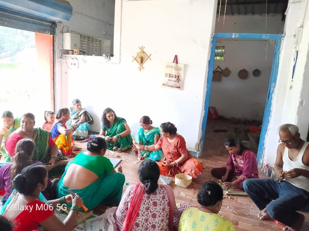Bamboo handicraft training with ACIC IIT (ISM) Foundation