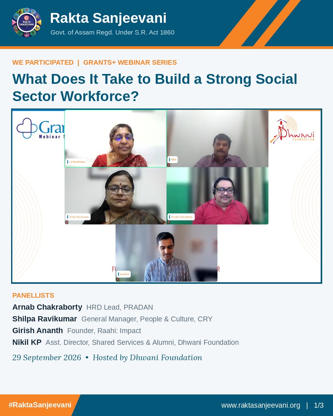Grants+ Webinar: What Does It Take to Build a Strong Social Sector Workforce