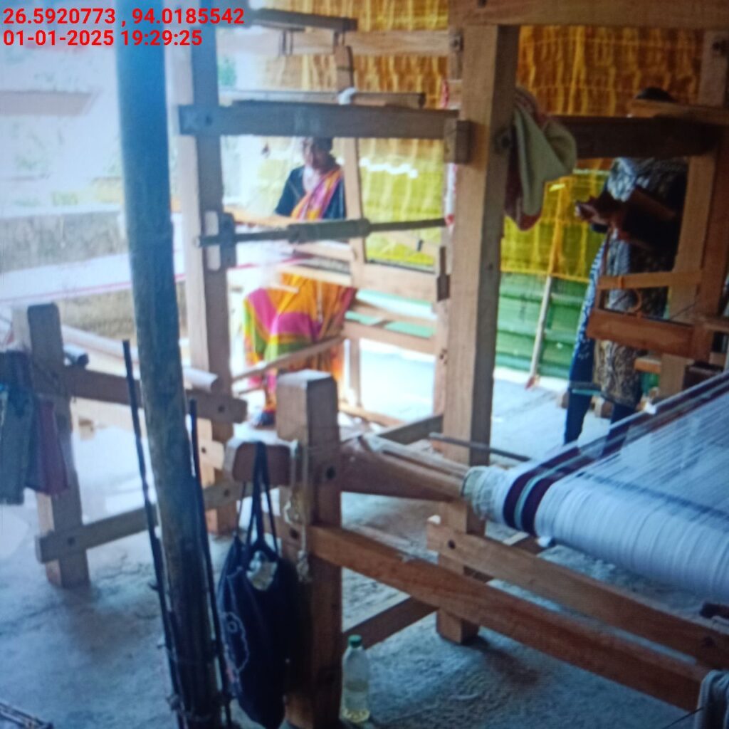Jacquard Handloom Weaver training at IIE Incubation Centre, Baruabamungaon, batch 24153, 01-01-2025