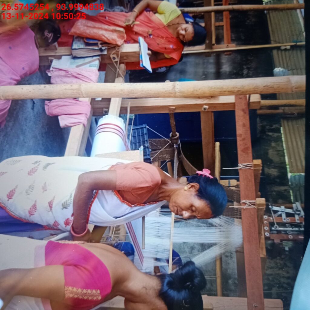 Jacquard Handloom Weaver training at IIE Incubation Centre, Baruabamungaon, batch 24153, 13-11-2024