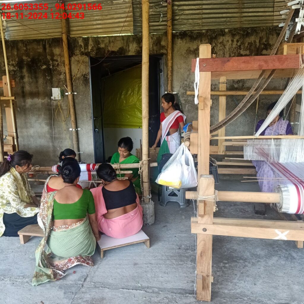 Jacquard Handloom Weaver training at IIE Incubation Centre, Baruabamungaon, batch 24153, 18-11-2024