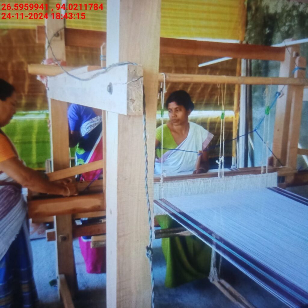 Jacquard Handloom Weaver training at IIE Incubation Centre, Baruabamungaon, batch 24153, 24-11-2024