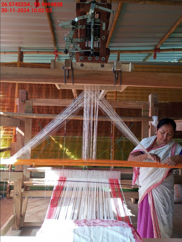 Jacquard Handloom Weaver training at IIE Incubation Centre, Baruabamungaon, batch 24153, 30-11-2024