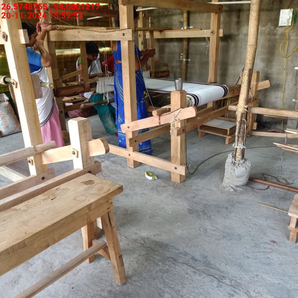 Jacquard Handloom Weaver training at IIE Incubation Centre, Baruabamungaon, batch 24155, 20-11-2024
