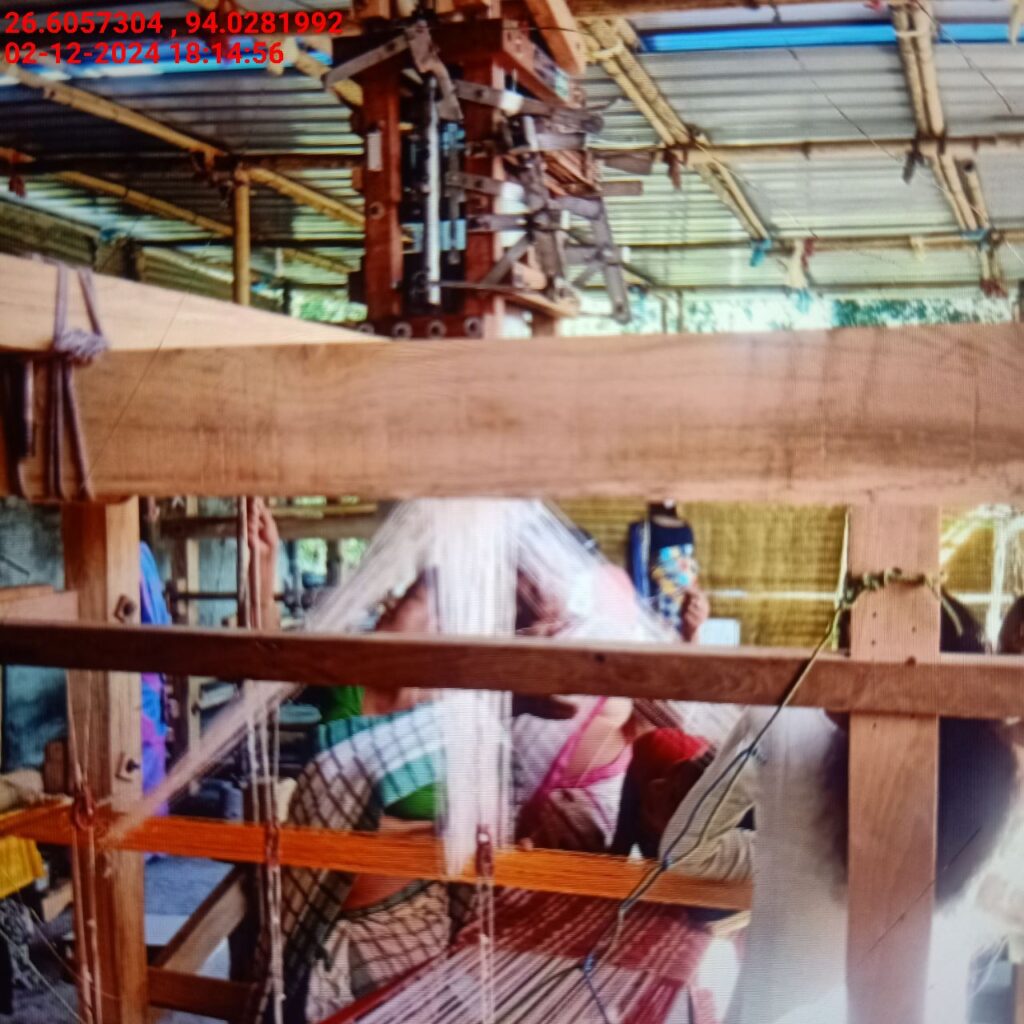 Jacquard Handloom Weaver training at IIE Incubation Centre, Baruabamungaon, batch 24155, 02-12-2024
