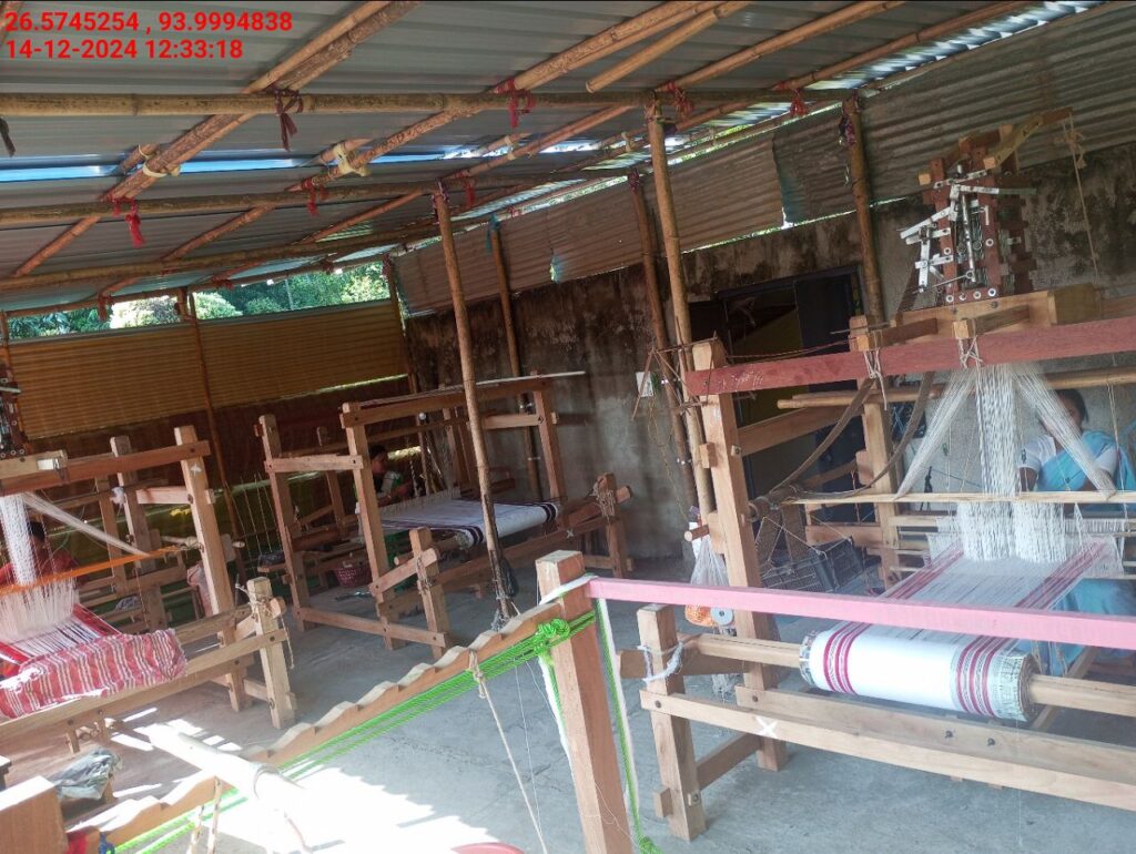 Jacquard Handloom Weaver training at IIE Incubation Centre, Baruabamungaon, batch 24155, 14-12-2024