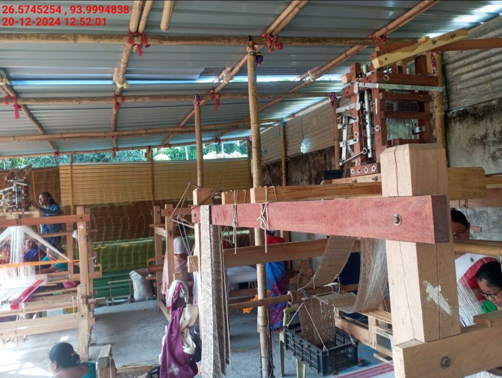 Jacquard Handloom Weaver training at IIE Incubation Centre, Baruabamungaon, batch 24155, 20-12-2024