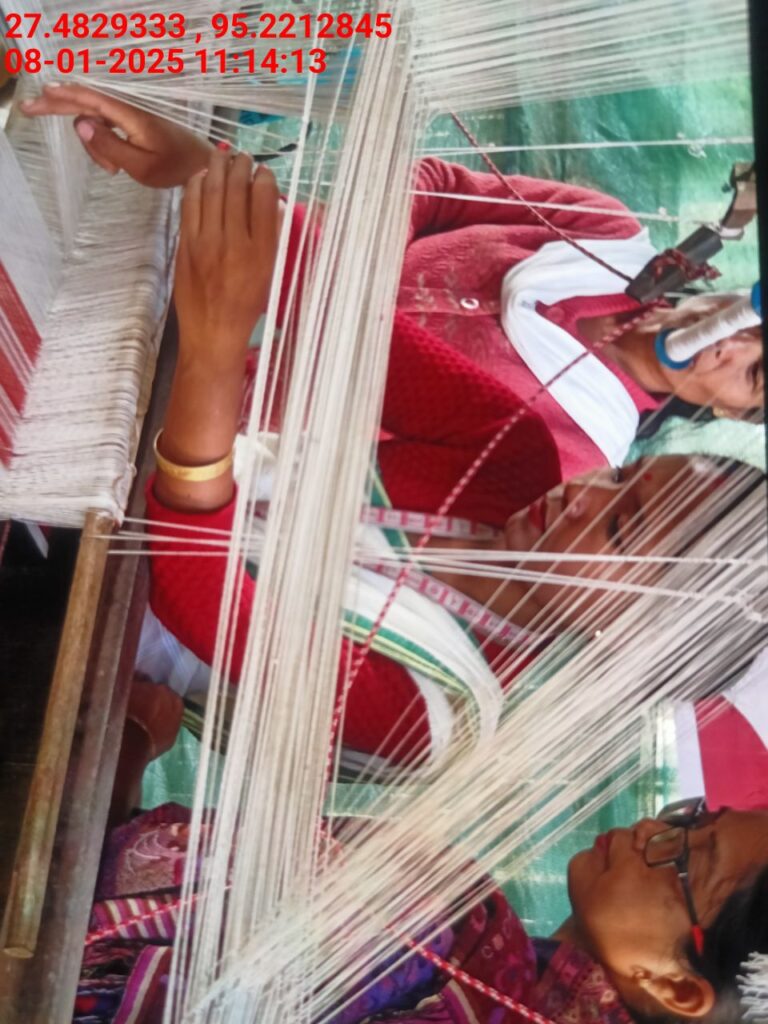 Handloom Weaver (Frame Loom) training at IIE Incubation Centre, Bordiraj, batch 24208, 08-01-2025