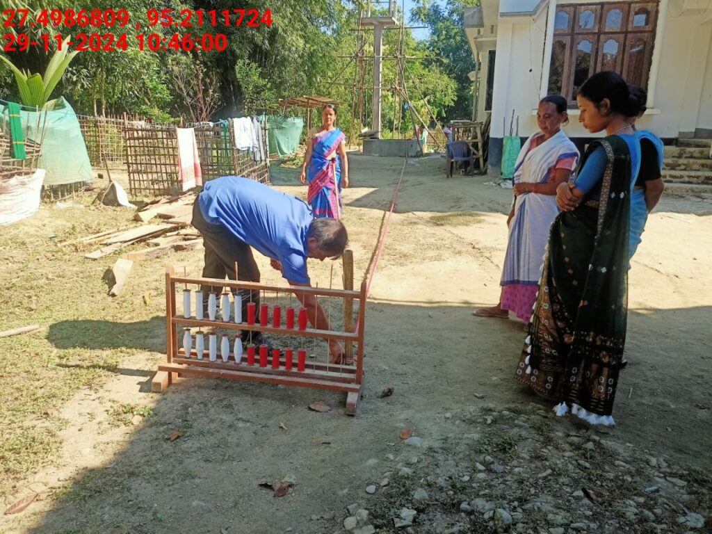 Handloom Weaver (Frame Loom) training at IIE Incubation Centre, Bordiraj, batch 24208, 29-11-2024