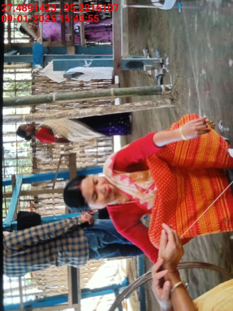 Handloom Weaver (Frame Loom) training at IIE Incubation Centre, Bordiraj, batch 24210, 09-01-2025