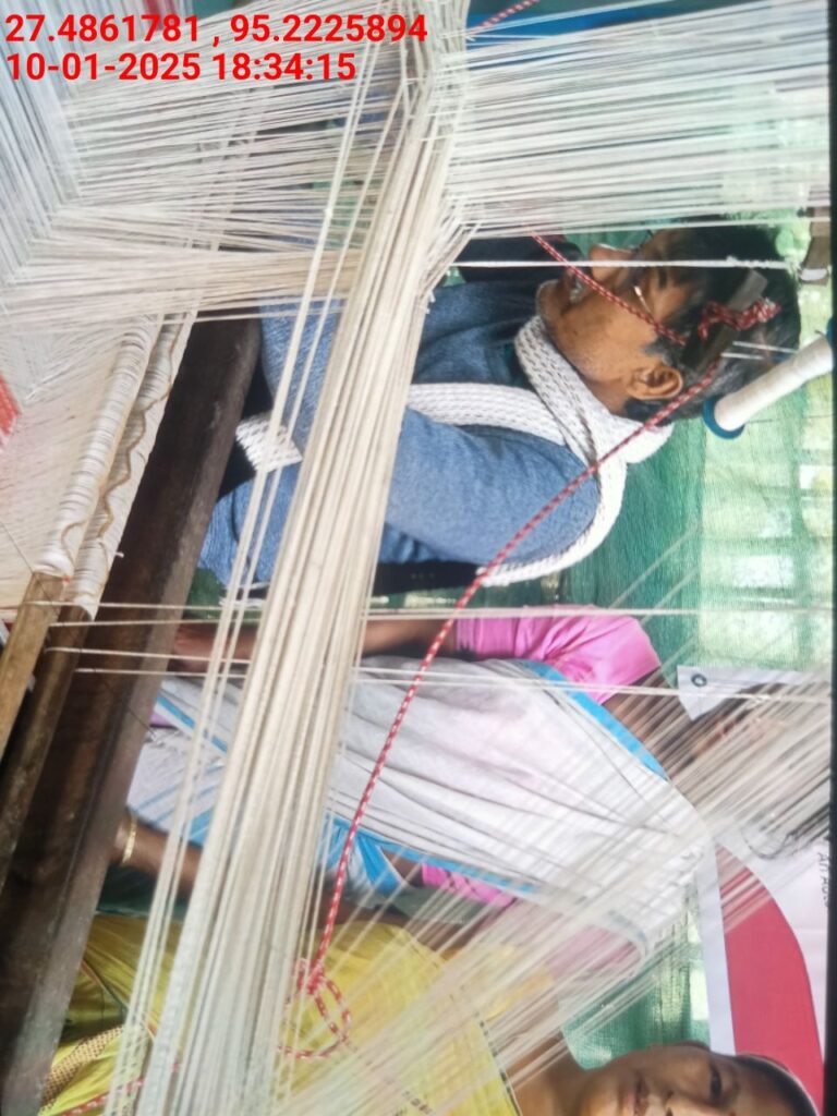 Handloom Weaver (Frame Loom) training at IIE Incubation Centre, Bordiraj, batch 24210, 10-01-2025