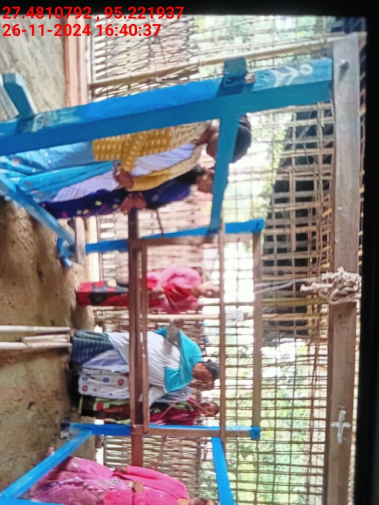 Handloom Weaver (Frame Loom) training at IIE Incubation Centre, Bordiraj, batch 24210, 26-11-2024