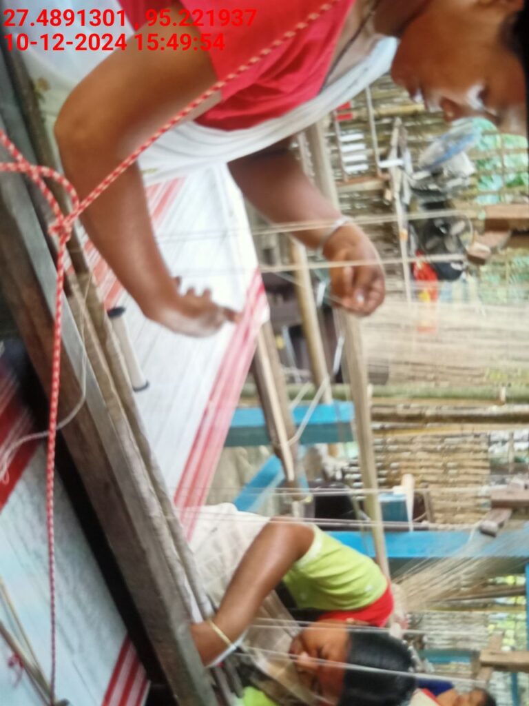 Handloom Weaver (Frame Loom) training at IIE Incubation Centre, Bordiraj, batch 24210, 10-12-2024