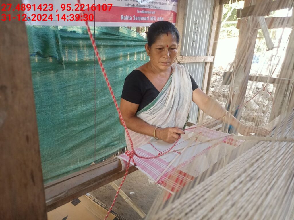Handloom Weaver (Frame Loom) training at IIE Incubation Centre, Bordiraj, batch 24210, 31-12-2024