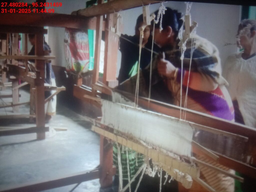Handloom Weaver (Frame Loom) training at IIE Incubation Centre, Bordiraj, batch 26663, 31-01-2025