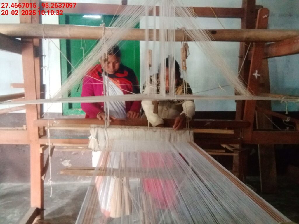 Handloom Weaver (Frame Loom) training at IIE Incubation Centre, Bordiraj, batch 26663, 20-02-2025