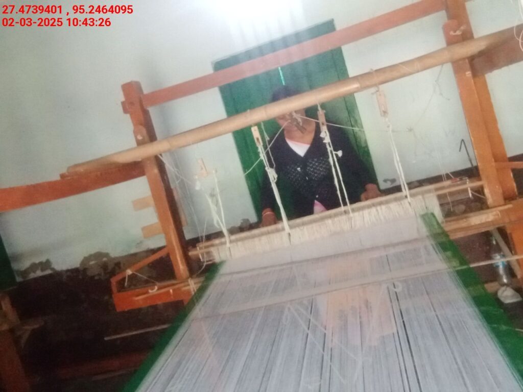 Handloom Weaver (Frame Loom) training at IIE Incubation Centre, Bordiraj, batch 26663, 02-03-2025