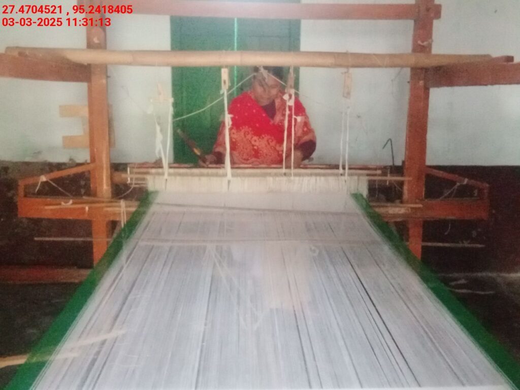 Handloom Weaver (Frame Loom) training at IIE Incubation Centre, Bordiraj, batch 26663, 03-03-2025