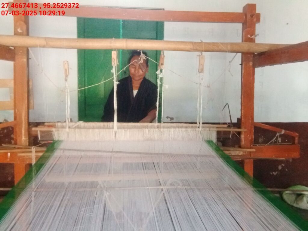 Handloom Weaver (Frame Loom) training at IIE Incubation Centre, Bordiraj, batch 26663, 07-03-2025