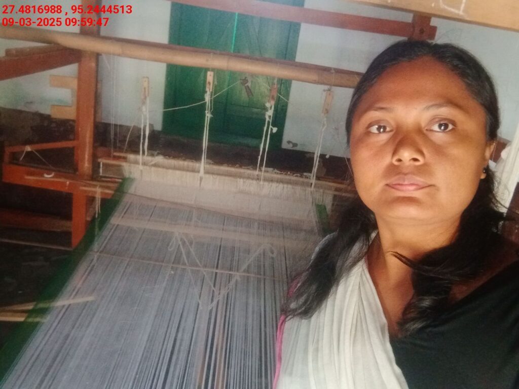 Handloom Weaver (Frame Loom) training at IIE Incubation Centre, Bordiraj, batch 26663, 09-03-2025