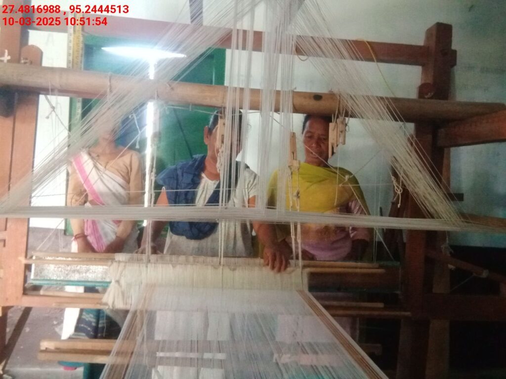 Handloom Weaver (Frame Loom) training at IIE Incubation Centre, Bordiraj, batch 26663, 10-03-2025