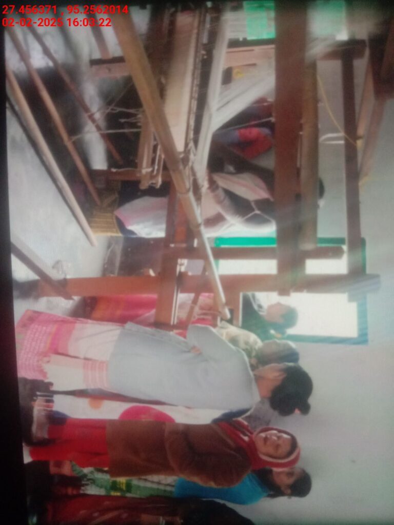Handloom Weaver (Frame Loom) training at IIE Incubation Centre, Bordiraj, batch 26664, 02-02-2025