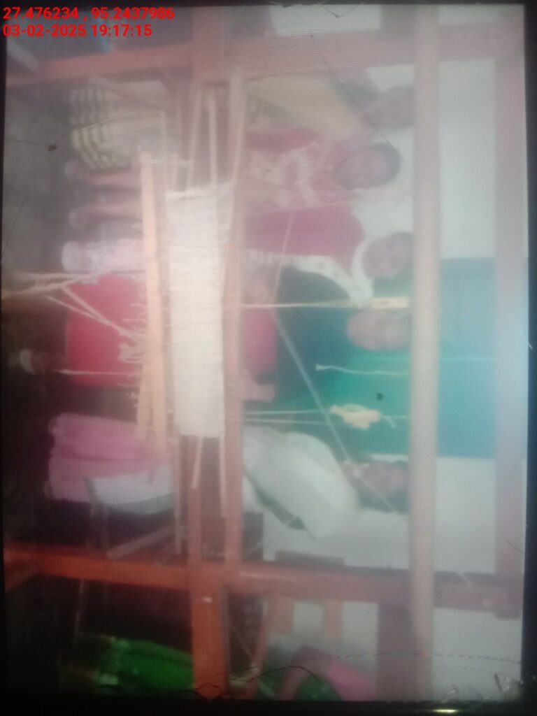 Handloom Weaver (Frame Loom) training at IIE Incubation Centre, Bordiraj, batch 26664, 03-02-2025