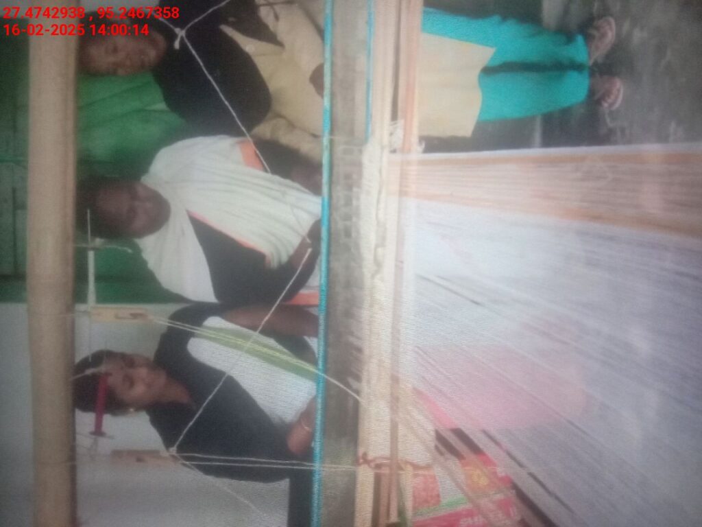 Handloom Weaver (Frame Loom) training at IIE Incubation Centre, Bordiraj, batch 26664, 16-02-2025