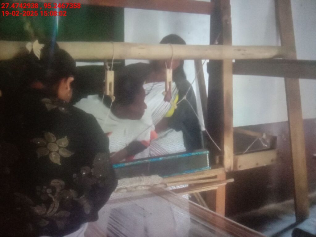 Handloom Weaver (Frame Loom) training at IIE Incubation Centre, Bordiraj, batch 26664, 19-02-2025