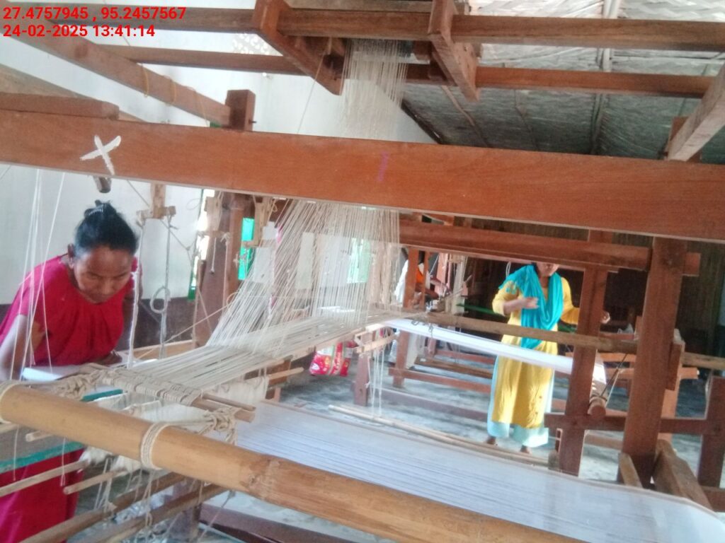 Handloom Weaver (Frame Loom) training at IIE Incubation Centre, Bordiraj, batch 26664, 24-02-2025