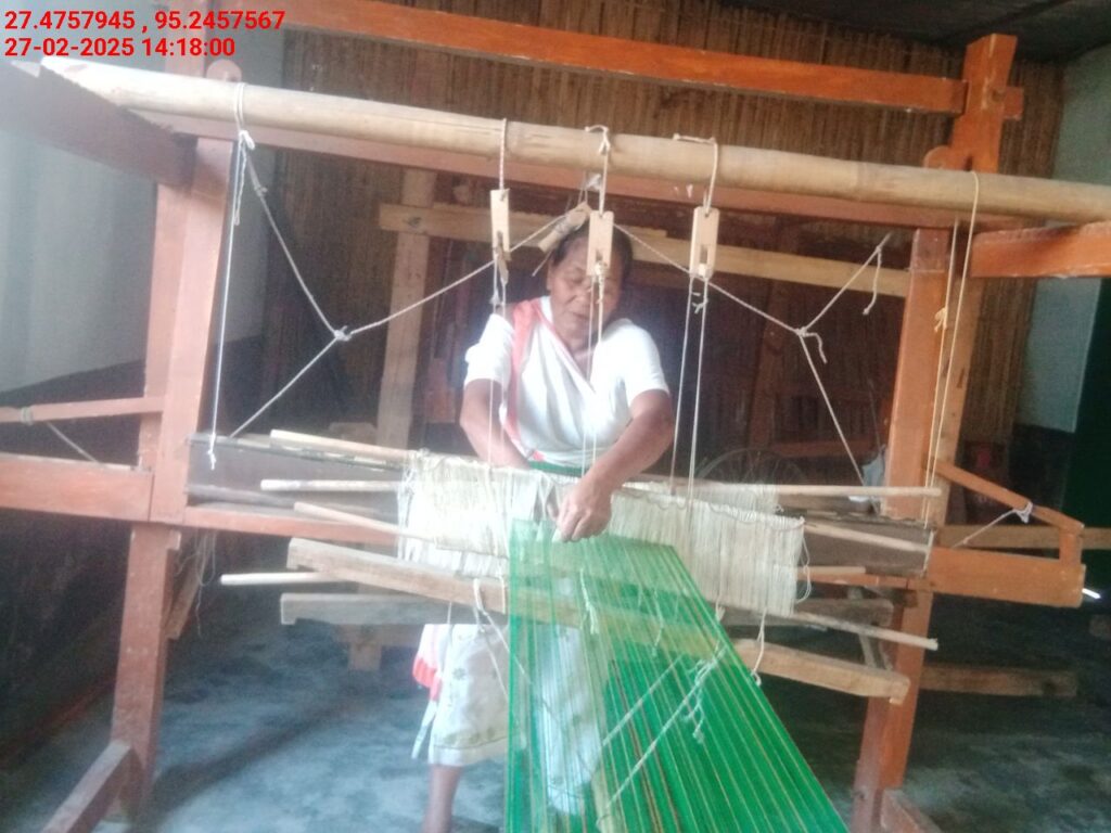 Handloom Weaver (Frame Loom) training at IIE Incubation Centre, Bordiraj, batch 26664, 27-02-2025