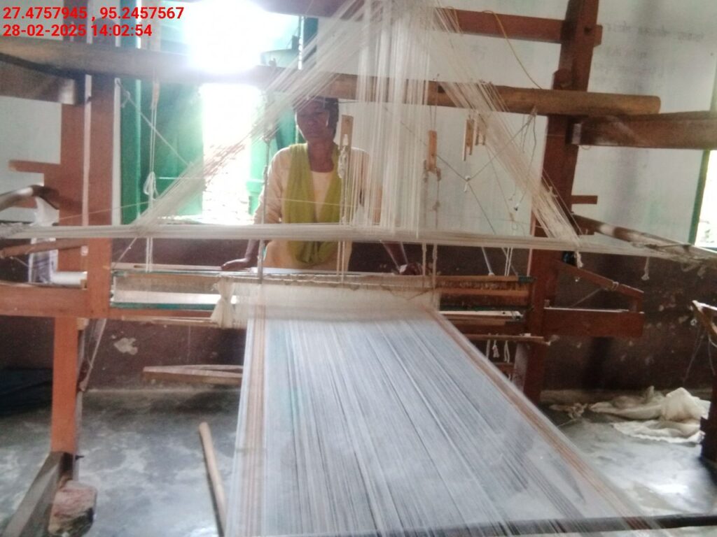 Handloom Weaver (Frame Loom) training at IIE Incubation Centre, Bordiraj, batch 26664, 28-02-2025