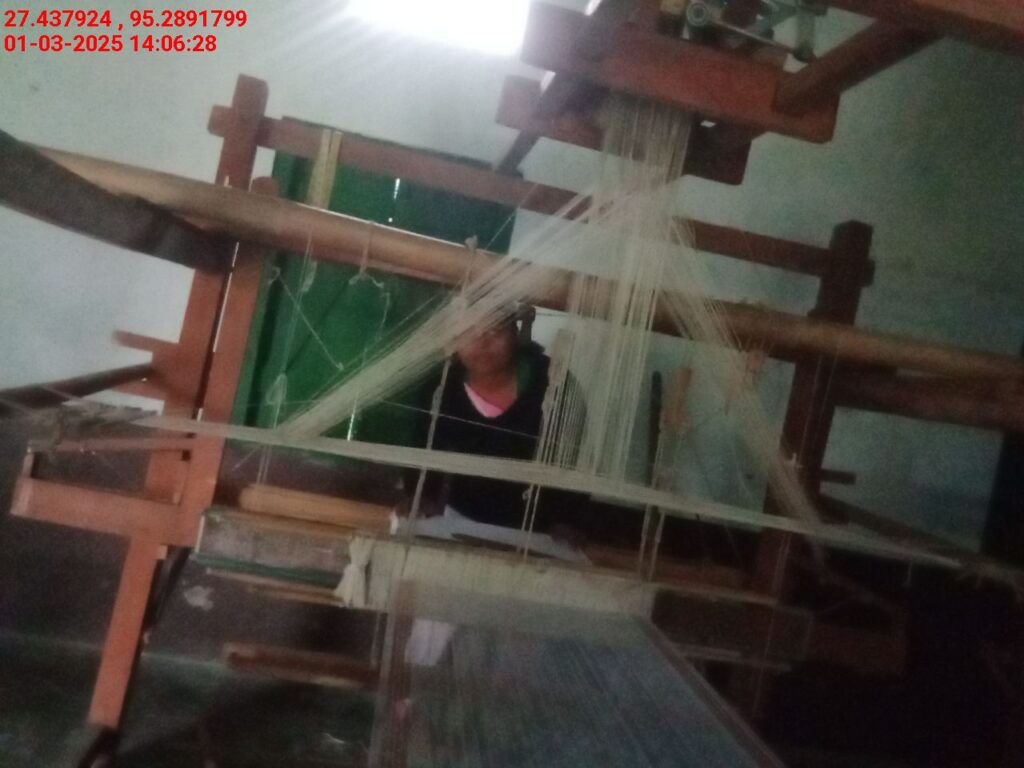 Handloom Weaver (Frame Loom) training at IIE Incubation Centre, Bordiraj, batch 26664, 01-03-2025