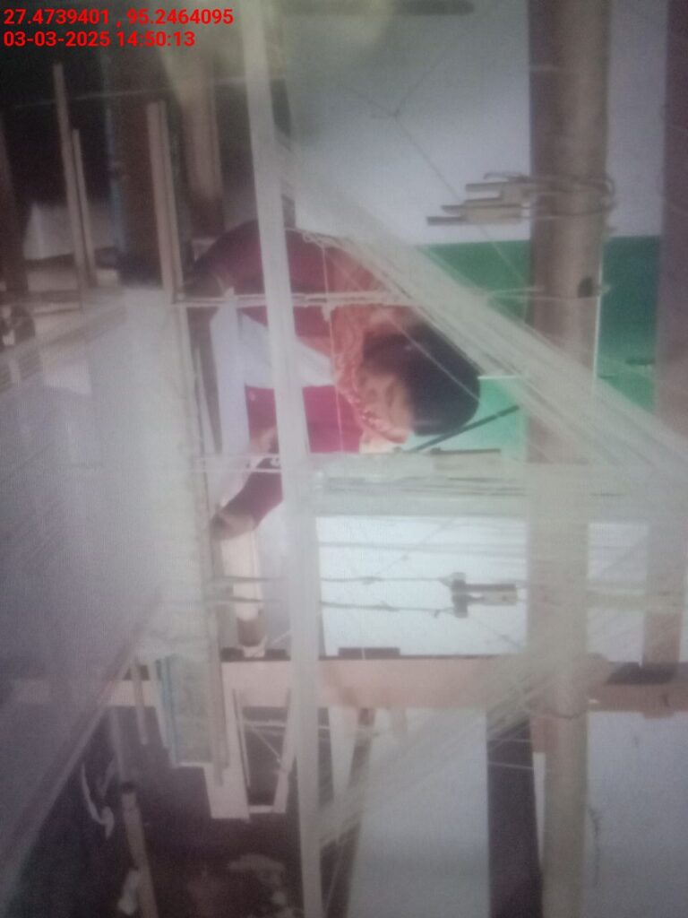 Handloom Weaver (Frame Loom) training at IIE Incubation Centre, Bordiraj, batch 26664, 03-03-2025
