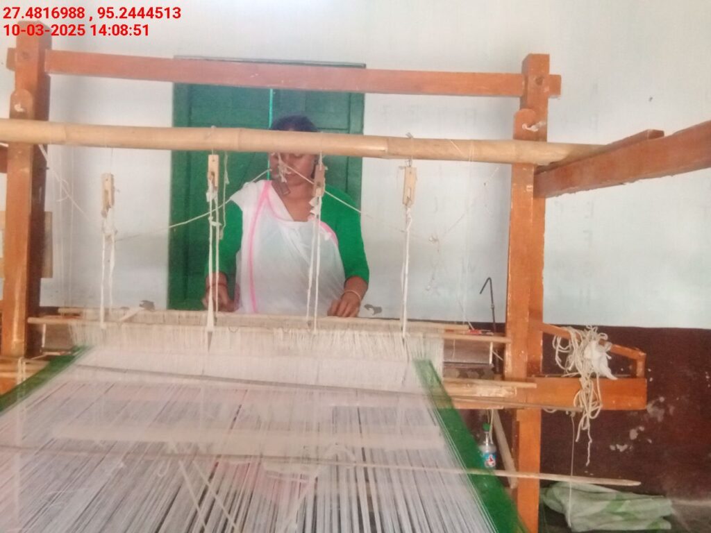 Handloom Weaver (Frame Loom) training at IIE Incubation Centre, Bordiraj, batch 26664, 10-03-2025