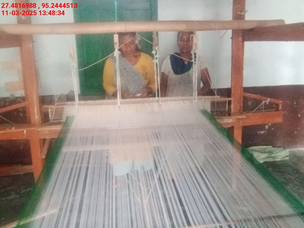 Handloom Weaver (Frame Loom) training at IIE Incubation Centre, Bordiraj, batch 26664, 11-03-2025