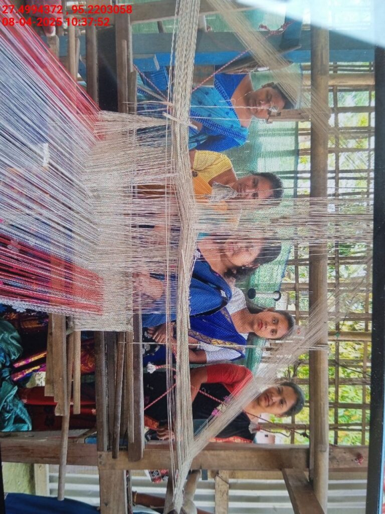 Handloom Weaver (Frame Loom) training at IIE Incubation Centre, Bordiraj, batch 28285, 08-04-2025