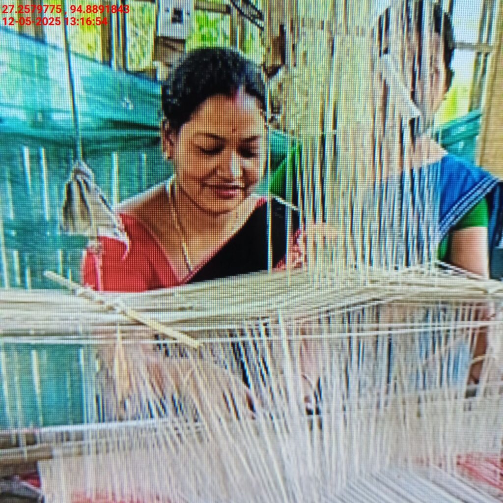 Handloom Weaver (Frame Loom) training at IIE Incubation Centre, Bordiraj, batch 28285, 12-05-2025