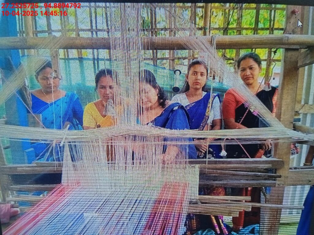 Handloom Weaver (Frame Loom) training at IIE Incubation Centre, Bordiraj, batch 28847, 10-04-2025