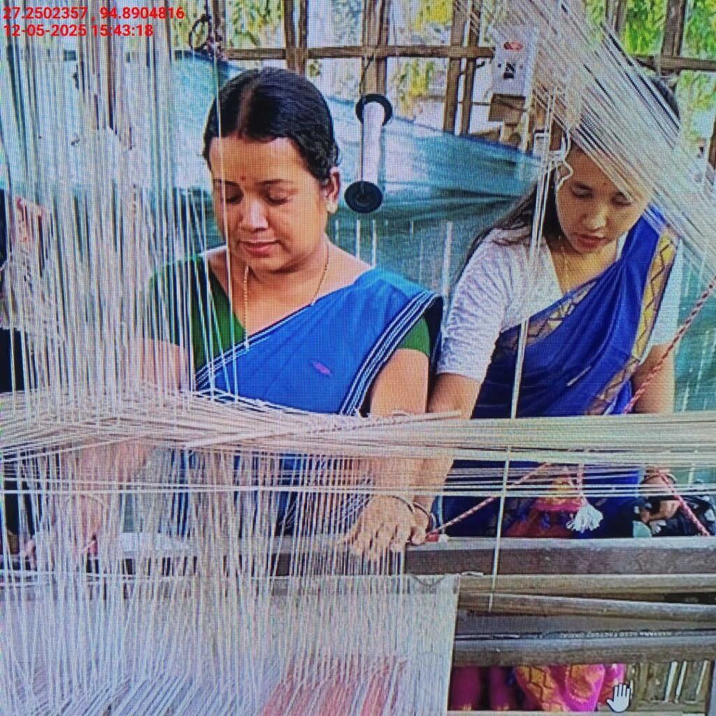 Handloom Weaver (Frame Loom) training at IIE Incubation Centre, Bordiraj, batch 28847, 12-05-2025