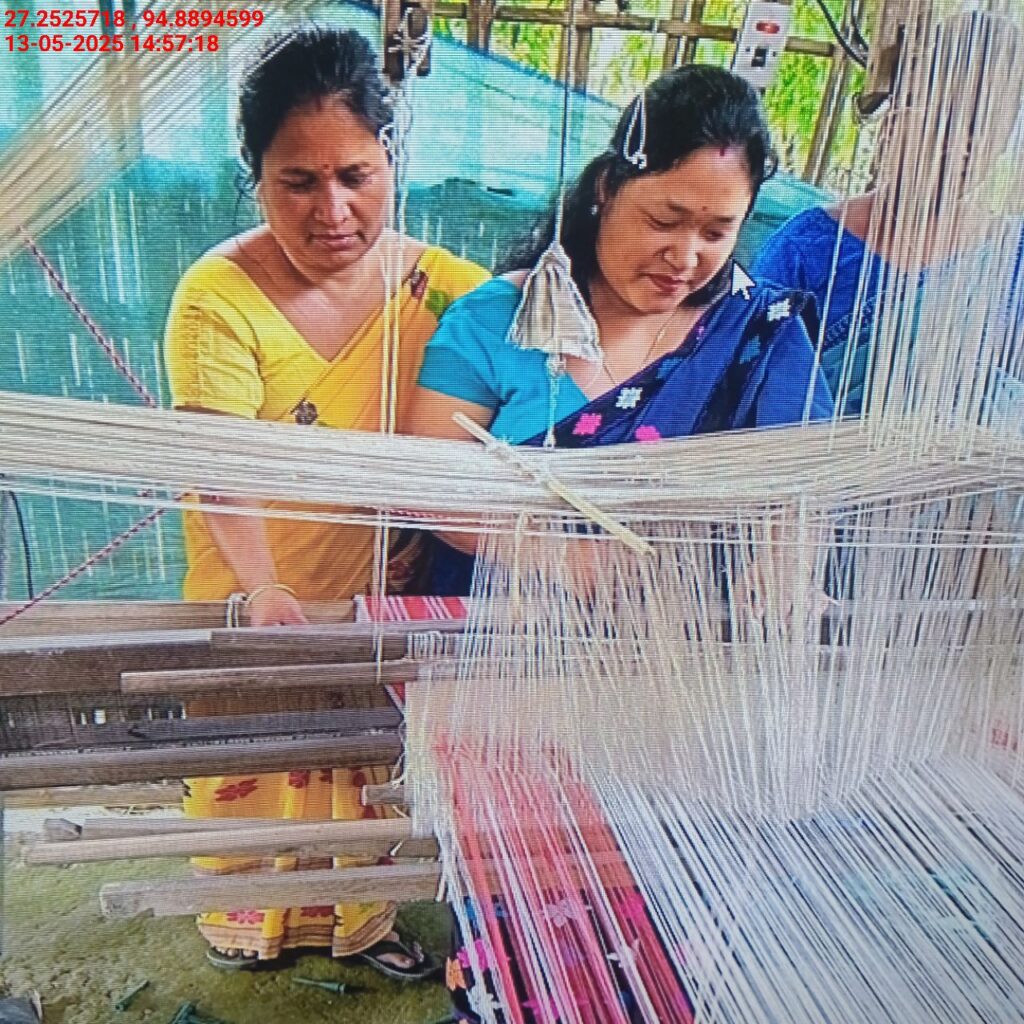 Handloom Weaver (Frame Loom) training at IIE Incubation Centre, Bordiraj, batch 28847, 13-05-2025