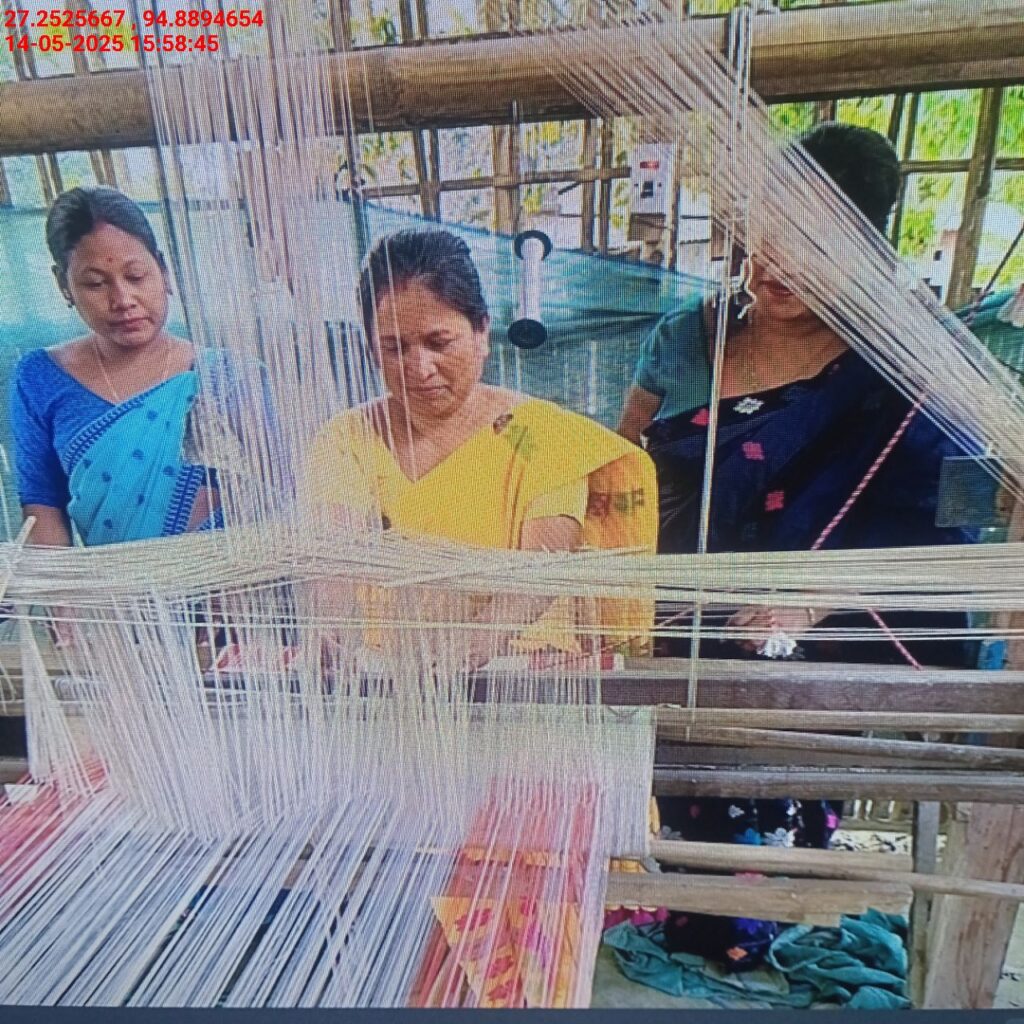 Handloom Weaver (Frame Loom) training at IIE Incubation Centre, Bordiraj, batch 28847, 14-05-2025