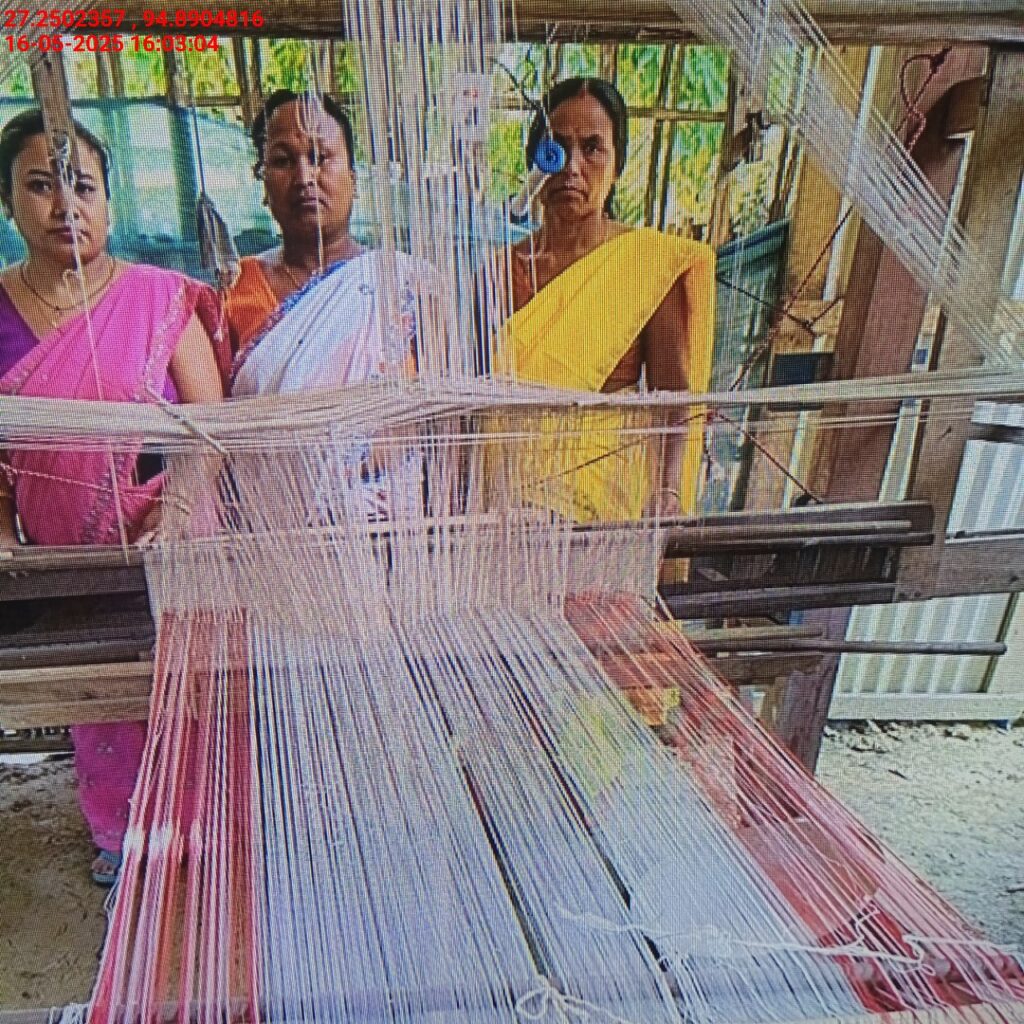 Handloom Weaver (Frame Loom) training at IIE Incubation Centre, Bordiraj, batch 28847, 16-05-2025