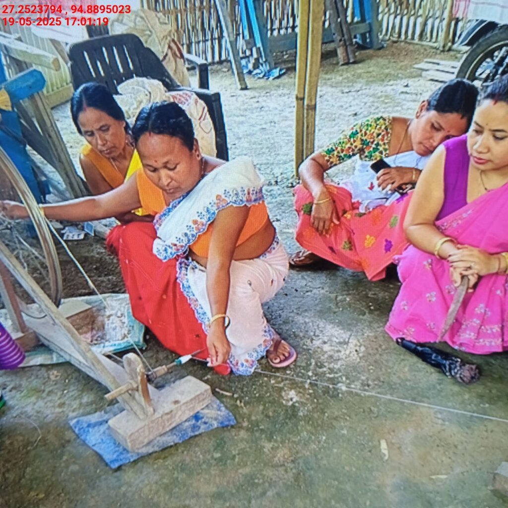 Handloom Weaver (Frame Loom) training at IIE Incubation Centre, Bordiraj, batch 28847, 19-05-2025