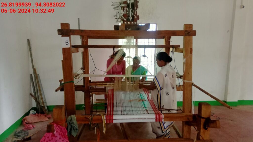 Jacquard Handloom Weaver training at IIE Incubation Centre, Chenijan, batch 21344, 05-06-2024