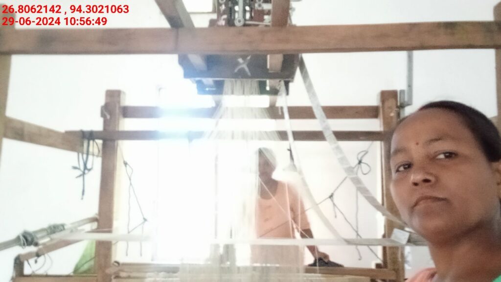 Jacquard Handloom Weaver training at IIE Incubation Centre, Chenijan, batch 21344, 29-06-2024