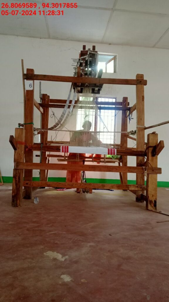 Jacquard Handloom Weaver training at IIE Incubation Centre, Chenijan, batch 21344, 05-07-2024