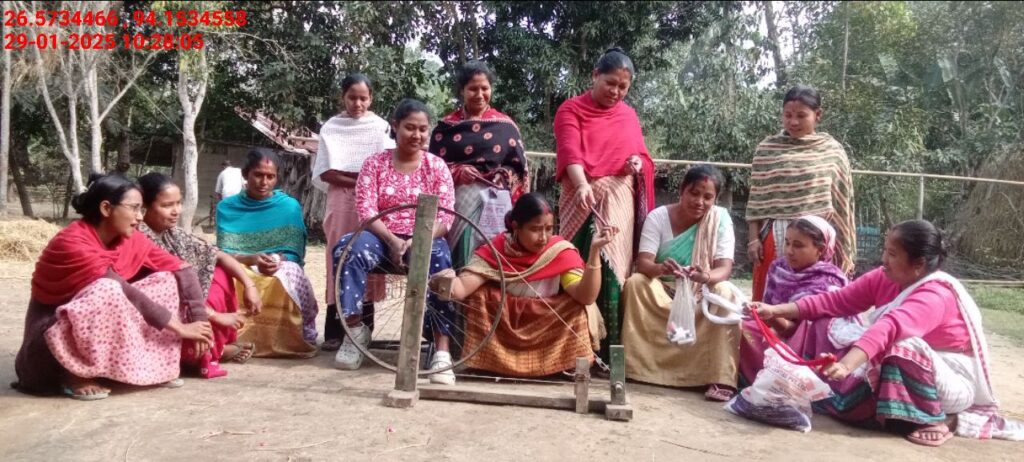 Jacquard Handloom Weaver training at IIE Incubation Centre, Chenijan, batch 26019, 29-01-2025