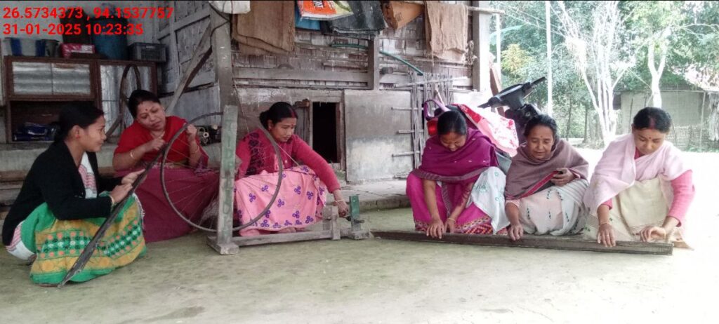Jacquard Handloom Weaver training at IIE Incubation Centre, Chenijan, batch 26019, 31-01-2025