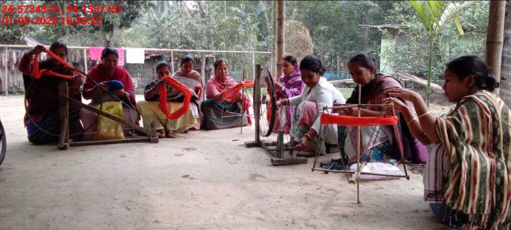 Jacquard Handloom Weaver training at IIE Incubation Centre, Chenijan, batch 26019, 01-02-2025
